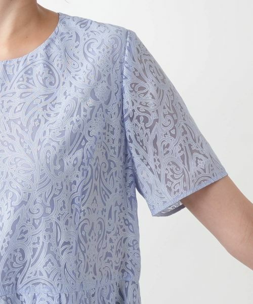 Leilian PLUS HOUSE / レリアンプラスハウス ドレス | ボタニカルフレアワンピース | 詳細13