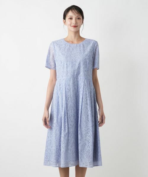 Leilian PLUS HOUSE / レリアンプラスハウス ドレス | ボタニカルフレアワンピース | 詳細7