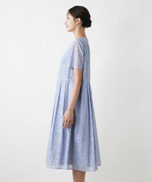 Leilian PLUS HOUSE / レリアンプラスハウス ドレス | ボタニカルフレアワンピース | 詳細8