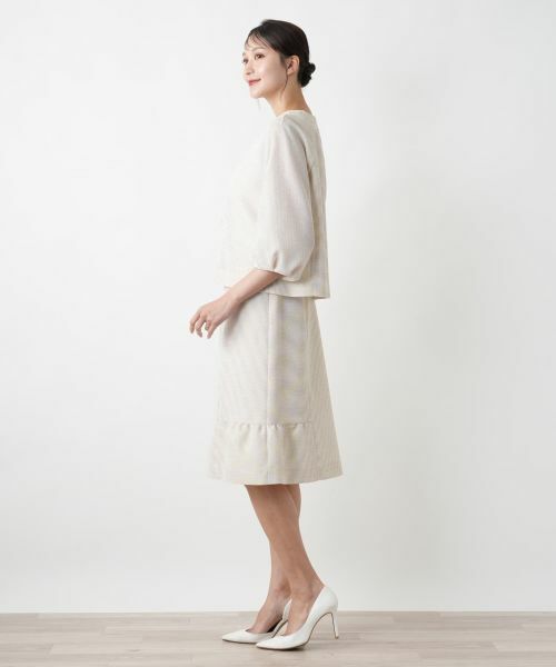 Leilian PLUS HOUSE / レリアンプラスハウス セットアップ | ノーカラースーツ【セレモニー】 | 詳細2