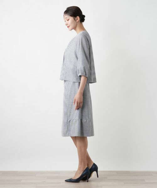 Leilian PLUS HOUSE / レリアンプラスハウス セットアップ | ノーカラースーツ【セレモニー】 | 詳細5