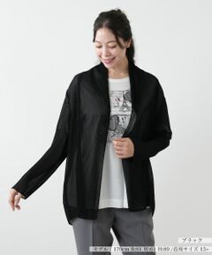 Leilian PLUS HOUSE / レリアンプラスハウス シャツ・ブラウス | 【店舗人気】羽織ブラウス【プラス企画】