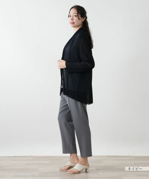 Leilian PLUS HOUSE / レリアンプラスハウス シャツ・ブラウス | 【店舗人気】羽織ブラウス【プラス企画】 | 詳細2