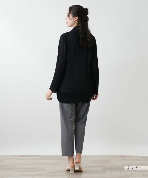 Leilian PLUS HOUSE / レリアンプラスハウス シャツ・ブラウス | 【店舗人気】羽織ブラウス【プラス企画】 | 詳細3