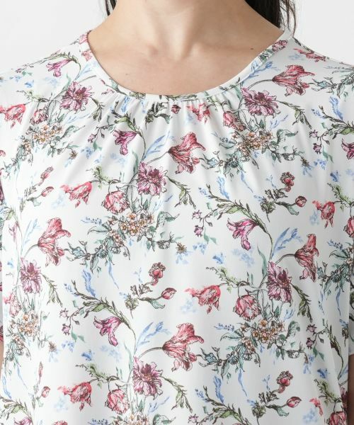 Leilian PLUS HOUSE / レリアンプラスハウス カットソー | 【店舗人気】フラワー柄クルーネックカットソー | 詳細10