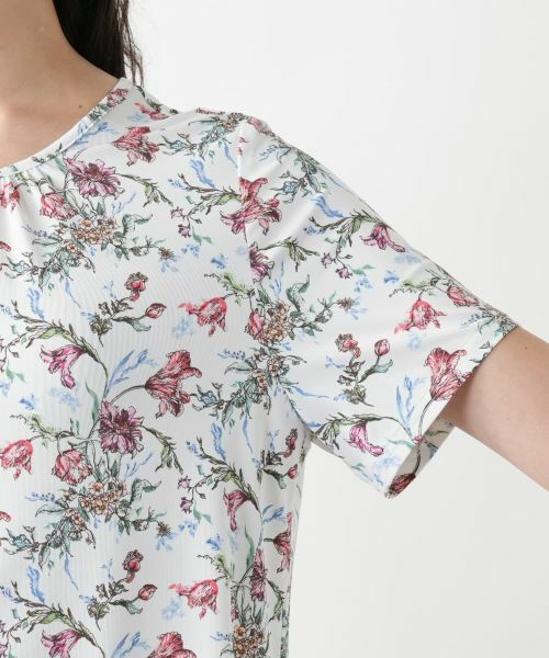 Leilian PLUS HOUSE / レリアンプラスハウス カットソー | 【店舗人気】フラワー柄クルーネックカットソー | 詳細12