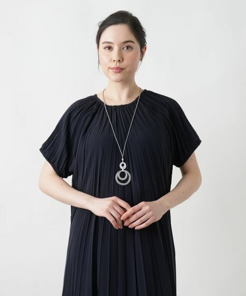 Leilian PLUS HOUSE / レリアンプラスハウス ネックレス・ペンダント・チョーカー | 【店舗人気】リングモチーフコードネックレス | 詳細1