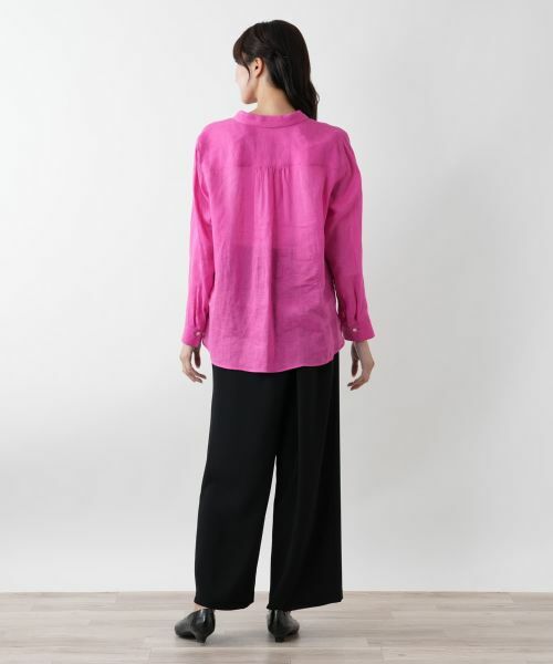 Leilian PLUS HOUSE / レリアンプラスハウス シャツ・ブラウス | カラーブラウス【プラス企画】 | 詳細3