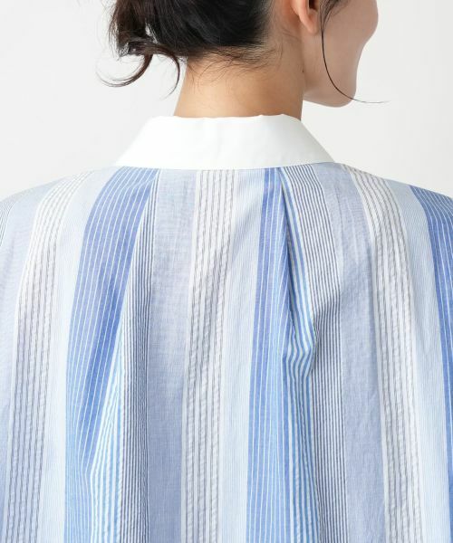 Leilian PLUS HOUSE / レリアンプラスハウス シャツ・ブラウス | 【店舗人気】ストライプブラウス | 詳細8
