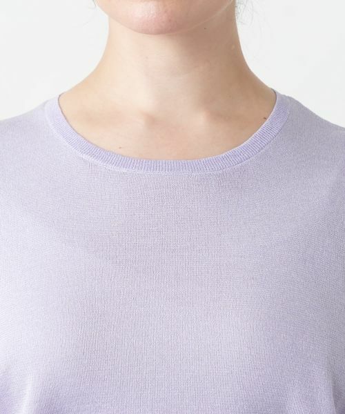 Leilian PLUS HOUSE / レリアンプラスハウス ニット・セーター | 【店舗人気】シアープリーツ切替ニット【BOURGE】 | 詳細10