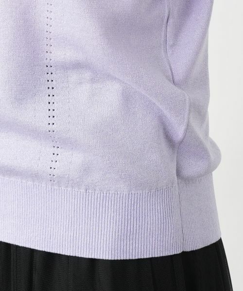 Leilian PLUS HOUSE / レリアンプラスハウス ニット・セーター | 【店舗人気】シアープリーツ切替ニット【BOURGE】 | 詳細13