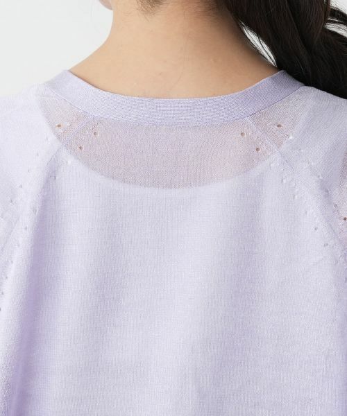 Leilian PLUS HOUSE / レリアンプラスハウス カーディガン・ボレロ | シアードルマンカーディガン【BOURGE】 | 詳細11