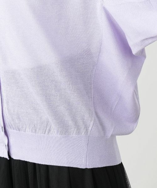 Leilian PLUS HOUSE / レリアンプラスハウス カーディガン・ボレロ | シアードルマンカーディガン【BOURGE】 | 詳細13