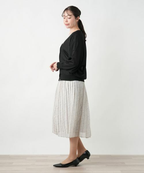 Leilian PLUS HOUSE / レリアンプラスハウス カーディガン・ボレロ | シアードルマンカーディガン【BOURGE】 | 詳細16