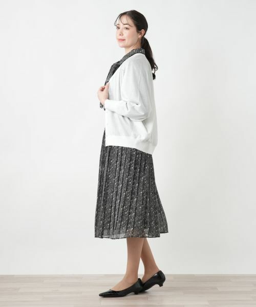 Leilian PLUS HOUSE / レリアンプラスハウス カーディガン・ボレロ | シアードルマンカーディガン【BOURGE】 | 詳細2