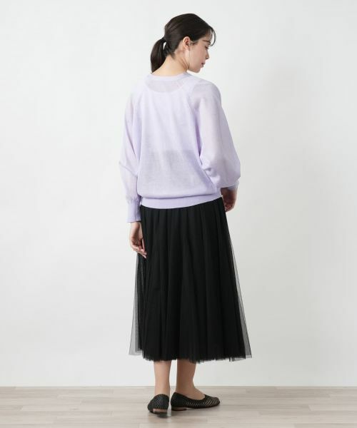 Leilian PLUS HOUSE / レリアンプラスハウス カーディガン・ボレロ | シアードルマンカーディガン【BOURGE】 | 詳細6