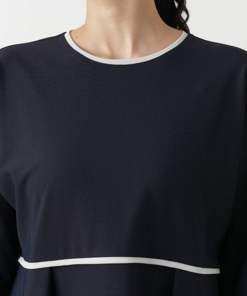 Leilian PLUS HOUSE / レリアンプラスハウス ドレス | ライン配色ワンピ−ス | 詳細10