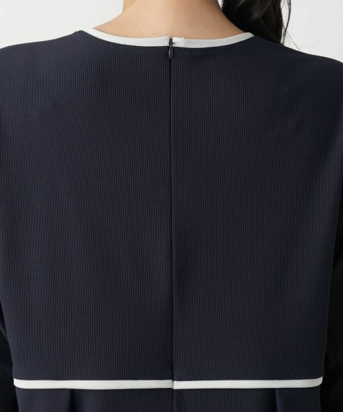 Leilian PLUS HOUSE / レリアンプラスハウス ドレス | ライン配色ワンピ−ス | 詳細11