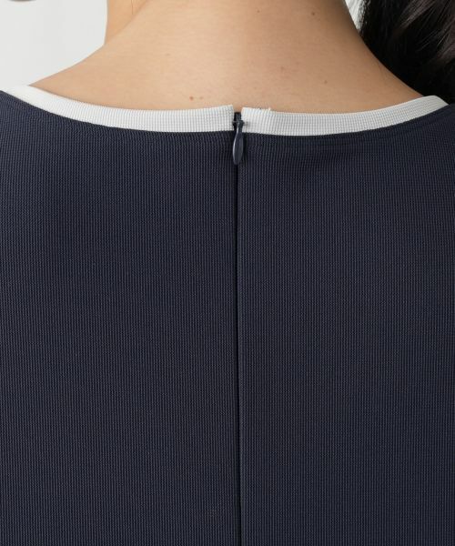 Leilian PLUS HOUSE / レリアンプラスハウス ドレス | ライン配色ワンピ−ス | 詳細12