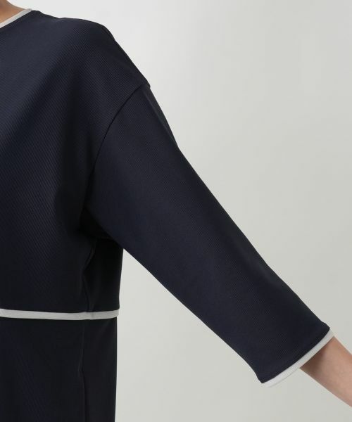 Leilian PLUS HOUSE / レリアンプラスハウス ドレス | ライン配色ワンピ−ス | 詳細13