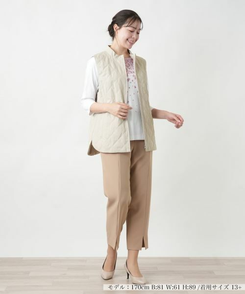 Leilian PLUS HOUSE / レリアンプラスハウス テーラードジャケット | 【店舗人気】中わたベスト | 詳細4