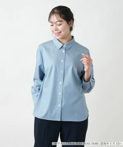 美品✨完売品 クラネ HUGE SHIRT ヒュージシャツ ブラウス 青 白 M 美品✨完売品 クラネ HUGE SHIRT ヒュージシャツ ブラウス 青 白