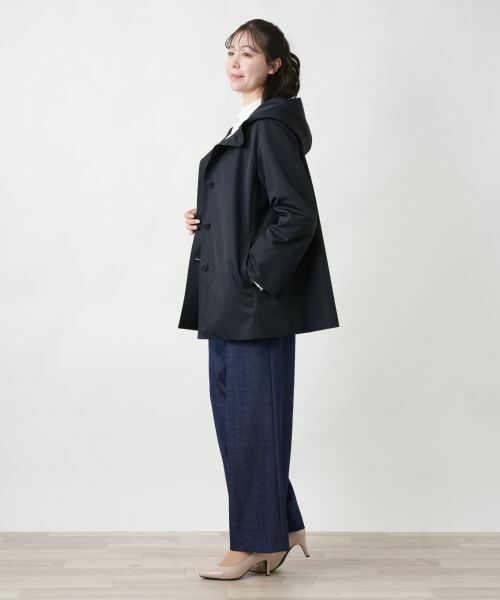 Leilian PLUS HOUSE / レリアンプラスハウス その他アウター | 【店舗人気】フード付きショートコート | 詳細2