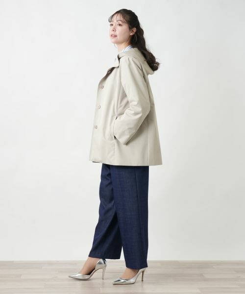 Leilian PLUS HOUSE / レリアンプラスハウス その他アウター | 【店舗人気】フード付きショートコート | 詳細5