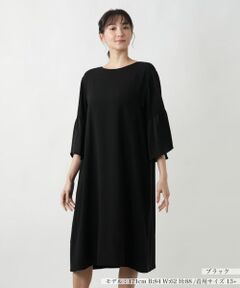 Leilian PLUS HOUSE / レリアンプラスハウス ドレス | 【店舗人気】フレアスリーブワンピ−ス
