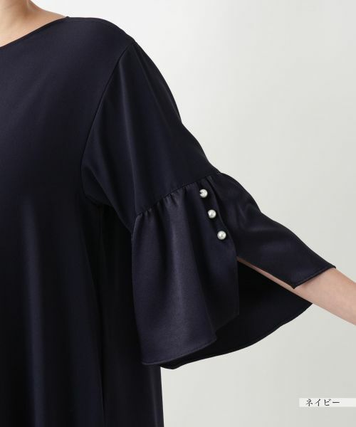 Leilian PLUS HOUSE / レリアンプラスハウス ドレス | 【店舗人気】フレアスリーブワンピ−ス | 詳細12