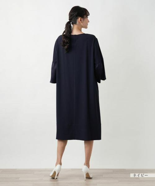 Leilian PLUS HOUSE / レリアンプラスハウス ドレス | 【店舗人気】フレアスリーブワンピ−ス | 詳細6