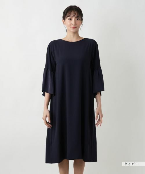 Leilian PLUS HOUSE / レリアンプラスハウス ドレス | 【店舗人気】フレアスリーブワンピ−ス | 詳細7
