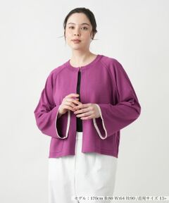 Leilian PLUS HOUSE / レリアンプラスハウス カーディガン・ボレロ | ケープ風カーディガン【BOURGE】