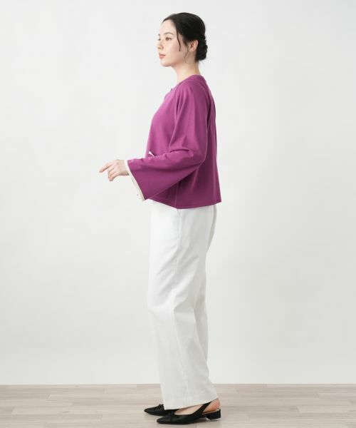 Leilian PLUS HOUSE / レリアンプラスハウス カーディガン・ボレロ | ケープ風カーディガン【BOURGE】 | 詳細11