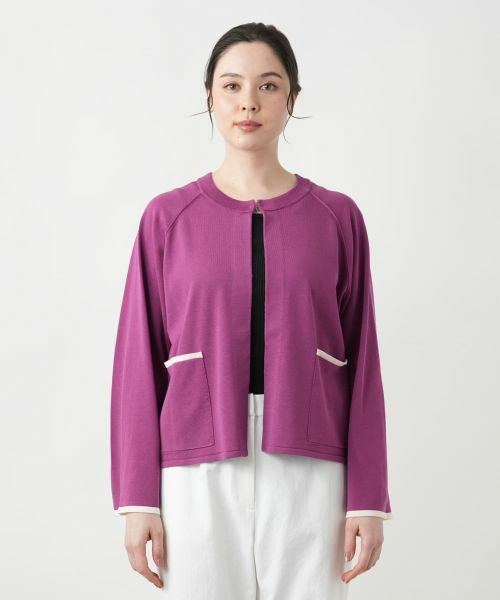 Leilian PLUS HOUSE / レリアンプラスハウス カーディガン・ボレロ | ケープ風カーディガン【BOURGE】 | 詳細13