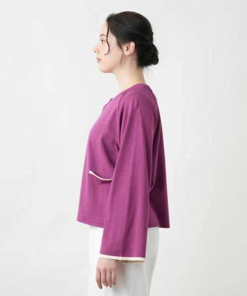 Leilian PLUS HOUSE / レリアンプラスハウス カーディガン・ボレロ | ケープ風カーディガン【BOURGE】 | 詳細14