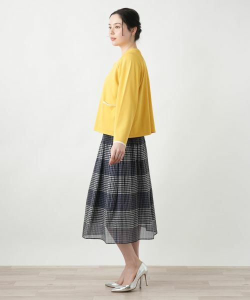 Leilian PLUS HOUSE / レリアンプラスハウス カーディガン・ボレロ | ケープ風カーディガン【BOURGE】 | 詳細2