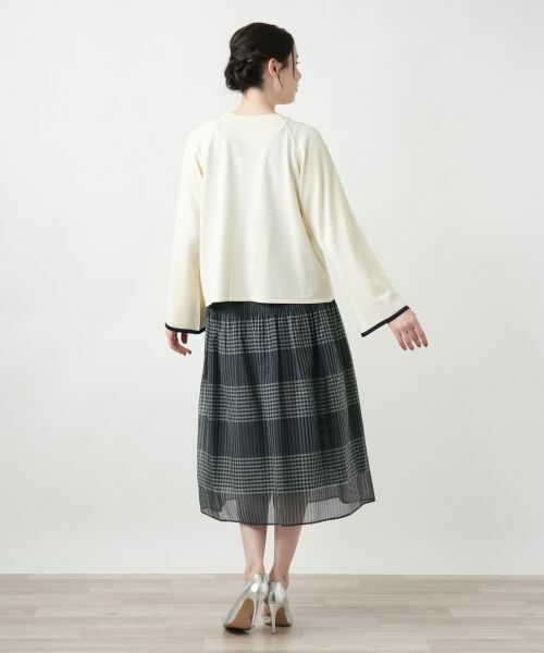 Leilian PLUS HOUSE / レリアンプラスハウス カーディガン・ボレロ | ケープ風カーディガン【BOURGE】 | 詳細6