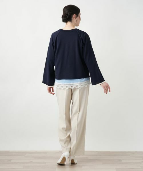 Leilian PLUS HOUSE / レリアンプラスハウス カーディガン・ボレロ | ケープ風カーディガン【BOURGE】 | 詳細9