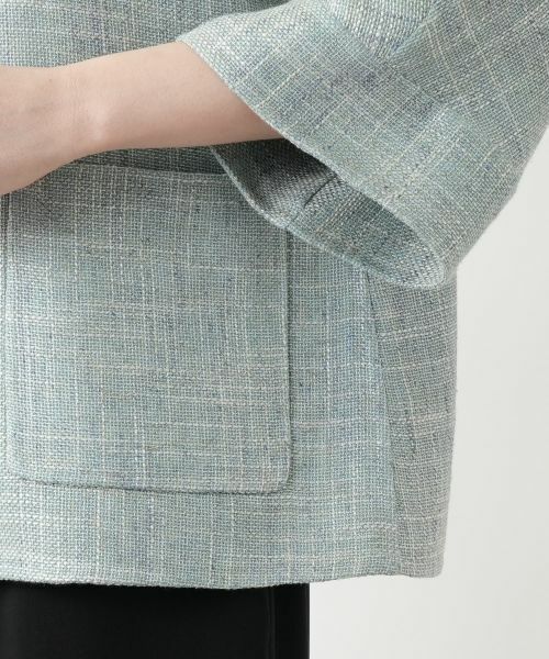 Leilian PLUS HOUSE / レリアンプラスハウス テーラードジャケット | 【店舗人気】ノーカラージャケット【STEFANONI】 | 詳細15