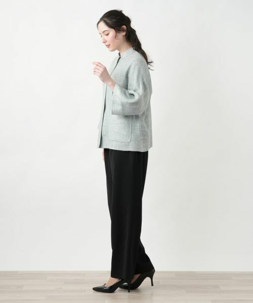 Leilian PLUS HOUSE / レリアンプラスハウス テーラードジャケット | 【店舗人気】ノーカラージャケット【STEFANONI】 | 詳細5