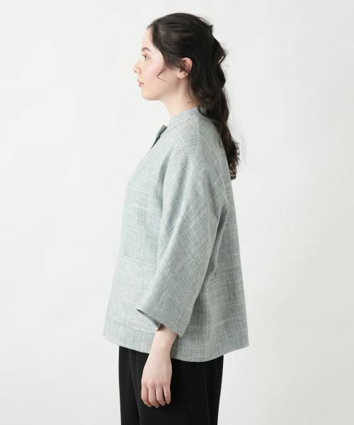 Leilian PLUS HOUSE / レリアンプラスハウス テーラードジャケット | 【店舗人気】ノーカラージャケット【STEFANONI】 | 詳細8