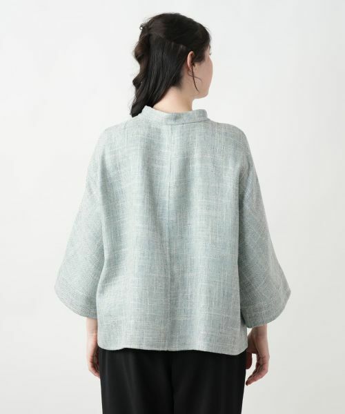 Leilian PLUS HOUSE / レリアンプラスハウス テーラードジャケット | 【店舗人気】ノーカラージャケット【STEFANONI】 | 詳細9