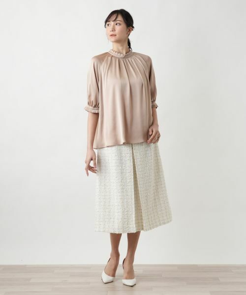 Leilian PLUS HOUSE / レリアンプラスハウス シャツ・ブラウス | 【店舗人気】フリルブラウス | 詳細1