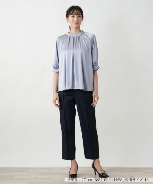 Leilian PLUS HOUSE / レリアンプラスハウス シャツ・ブラウス | 【店舗人気】フリルブラウス | 詳細7