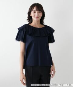 Leilian PLUS HOUSE / レリアンプラスハウス シャツ・ブラウス | フリルカラーブラウス【プラス企画】