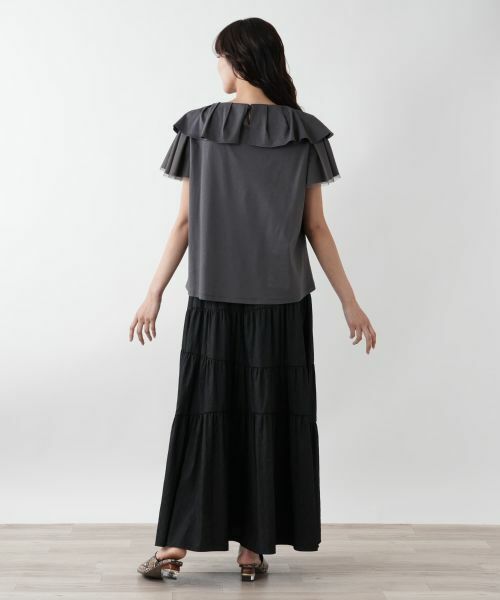 Leilian PLUS HOUSE / レリアンプラスハウス シャツ・ブラウス | フリルカラーブラウス【プラス企画】 | 詳細3