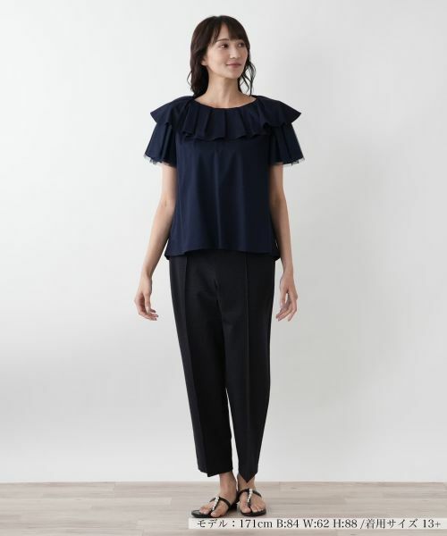 Leilian PLUS HOUSE / レリアンプラスハウス シャツ・ブラウス | フリルカラーブラウス【プラス企画】 | 詳細4