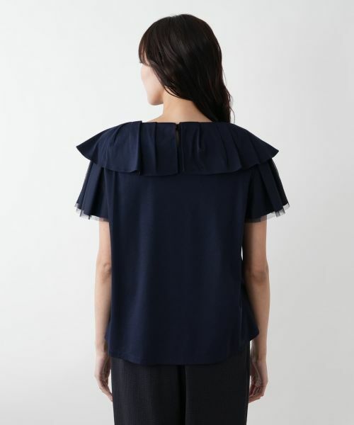 Leilian PLUS HOUSE / レリアンプラスハウス シャツ・ブラウス | フリルカラーブラウス【プラス企画】 | 詳細9