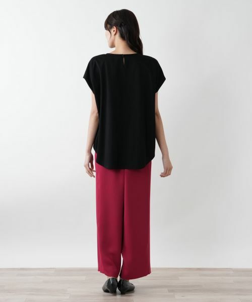 Leilian PLUS HOUSE / レリアンプラスハウス カットソー | 【店舗人気】フレンチスリーブカットソー【プラス企画】 | 詳細3